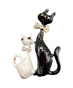 Brooch-Cats